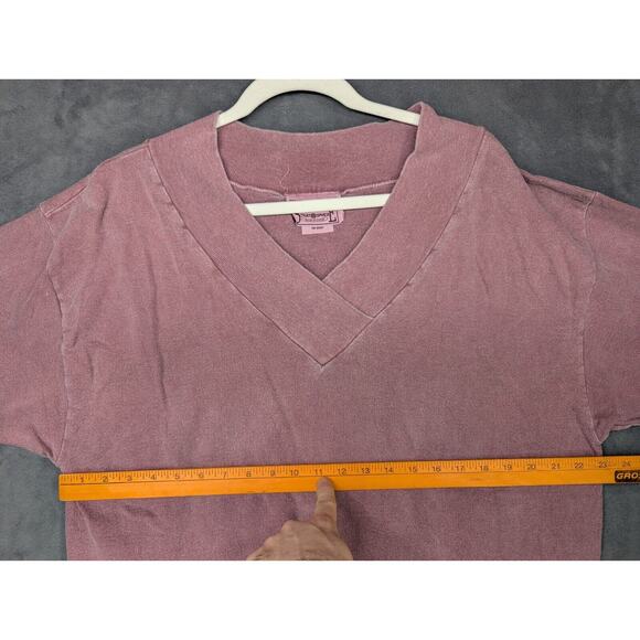 Stratosphere Women’s Long Sleeve Top V-Neck Slouchy One Size Vintage - Picture 5 of 8